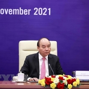Chủ tịch nước Nguyễn Xuân Phúc dự đối thoại giữa các nhà lãnh đạo APEC và ABAC