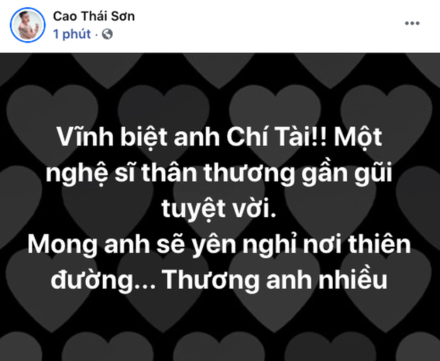 Showbiz Việt bàng hoàng với thông tin nghệ sĩ Chí Tài qua đời vì đột quỵ