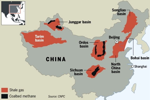 Trung Quốc kích thích phát triển đá phiến