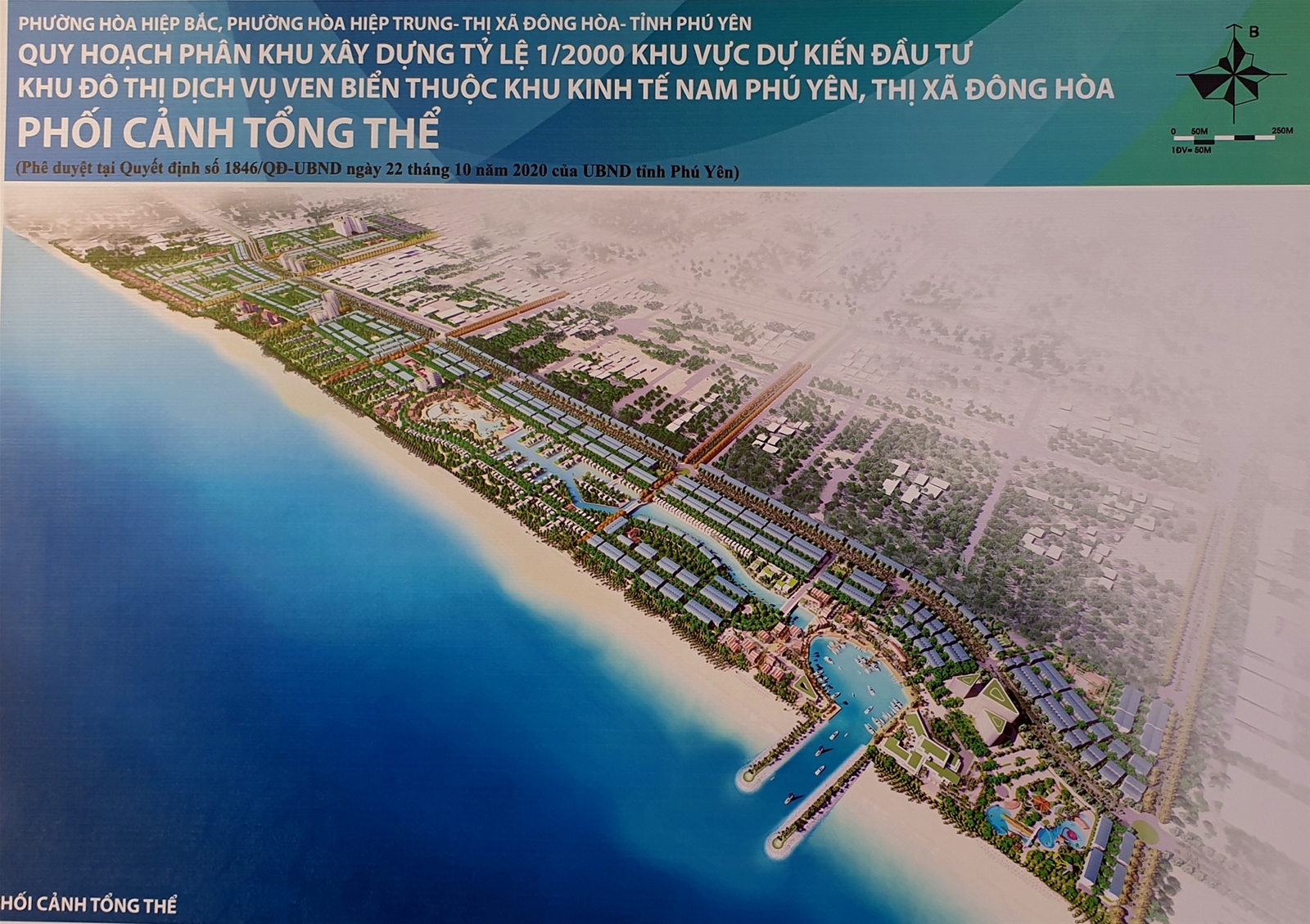 Quy hoạch khu đô thị biển hiện đại gần sân bay Tuy Hòa