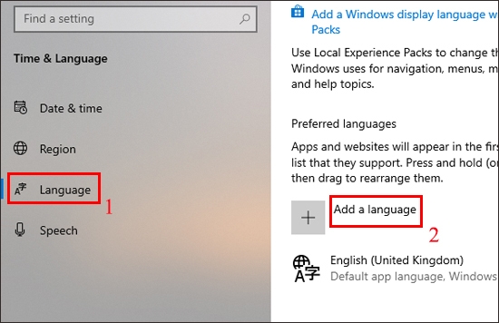 Cách cài tiếng việt cho Win 10 đơn giản nhất