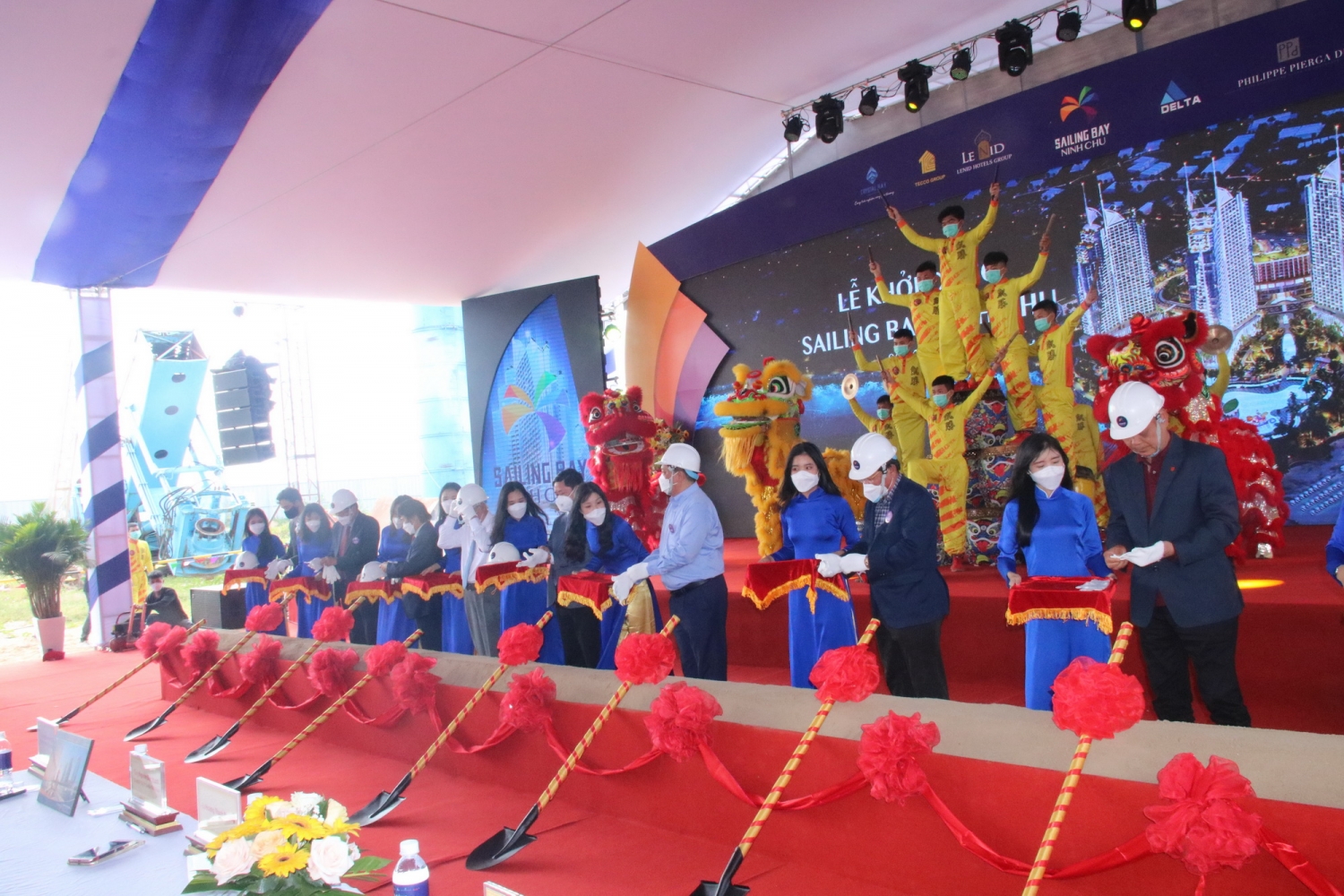 Dự án Khu nghỉ dưỡng Sailing Bay Ninh Chữ chính thức được khởi công