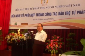 Phó Thủ tướng Nguyễn Xuân Phúc: "Người nghèo đang thiếu sự hỗ trợ về tư pháp"