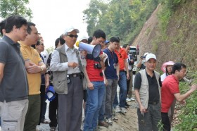 Hội Dầu khí Việt Nam khảo sát địa chất Đông Bắc Lào