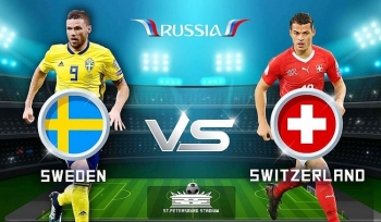 Link xem trực tiếp bóng đá Thụy Điển vs Thụy Sĩ