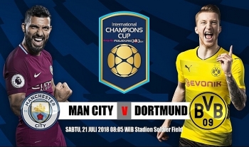 Lịch thi đấu bóng đá ngày 21/7: Man City vs Dortmund