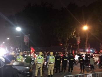 Hơn 500 cảnh sát bảo vệ trật tự sau trận U23 Việt Nam - U23 Syria