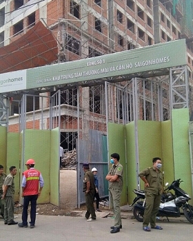 Hai công nhân tử vong do rơi từ tầng 10 dự án chung cư Saigon Homes