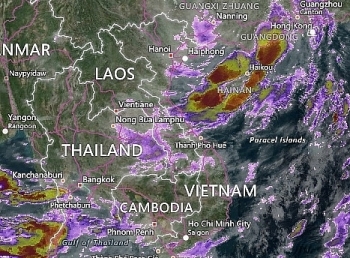 Hoàn lưu bão số 6 gây mưa ở Đông Bắc, Việt Bắc, Tây Bắc
