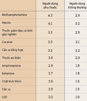 Sáu loại ma túy, chất kích thích hủy hoại cơ thể người nghiện