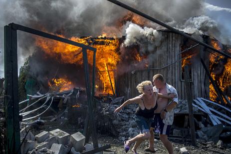 Ukraina đỏ lửa chiến tranh