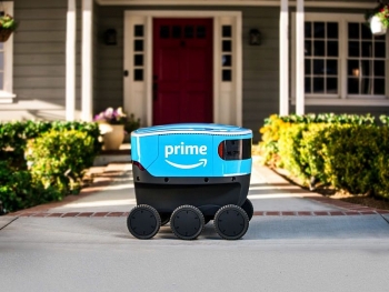 Amazon thử nghiệm người máy giao hàng tự động