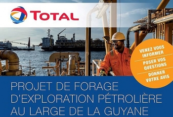 Total thất bại trong chiến dịch thăm dò ngoài khơi Guyane