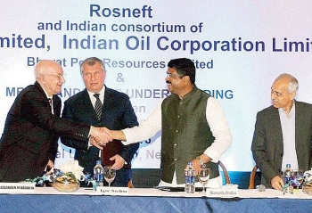 Nga và Ấn Độ tăng cường hợp tác dầu mỏ