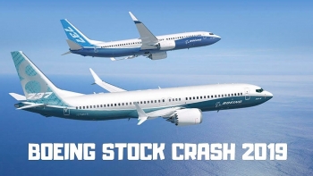 Cổ phiếu Boeing rớt thảm sau vụ rơi máy bay ở Ethiopia