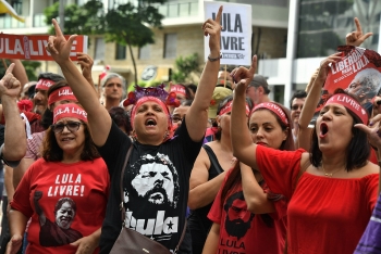 Brazil: Hàng nghìn người biểu tình đòi phóng thích cựu Tổng thống Lula