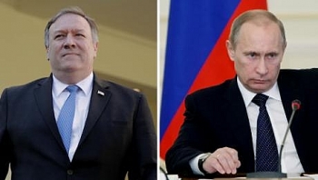 Tổng thống Nga Putin hội đàm với Ngoại trưởng Mỹ tại Sochi