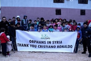 Cristiano Ronaldo quyên tặng 1,5 triệu đôla cho người dân Palestine