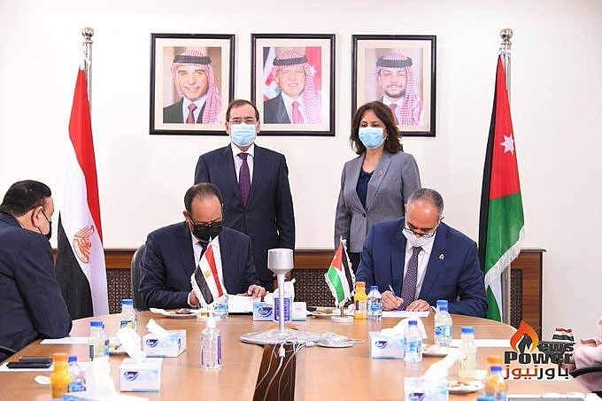 Ai Cập và Jordan ký mở rộng hợp đồng khí đốt