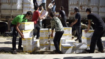 Mỹ nhờ Nga chuyển giúp hàng cứu trợ cho Syria