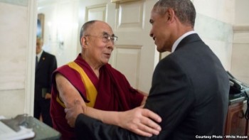 Bất chấp Trung Quốc phản đối, Obama vẫn tiếp Đạt Lai Lạt Ma