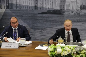 Putin gặp lãnh đạo 12 hãng thông tấn lớn nhất thế giới