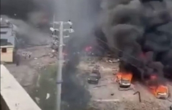 Trung Quốc: Nổ xe chở dầu khiến nhiều người chết và hàng trăm người bị thương