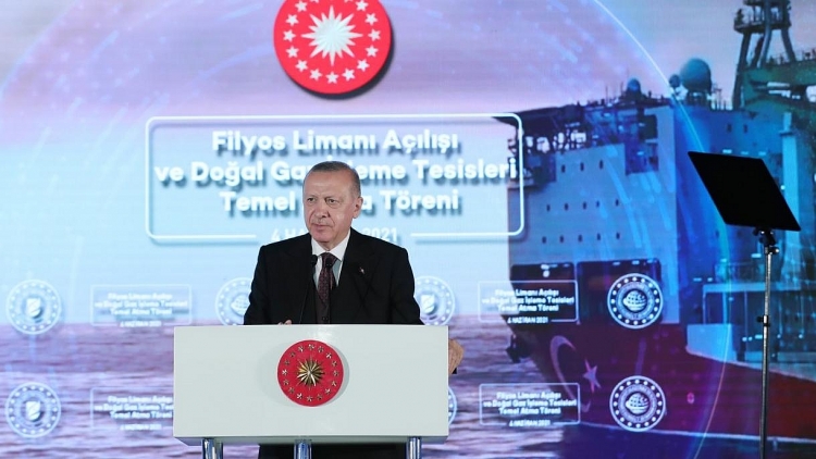 Thổ Nhĩ Kỳ công bố phát hiện mỏ khí đốt tự nhiên mới ở Biển Đen