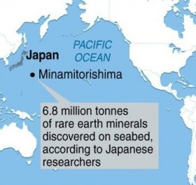 Nhật Bản được độc quyền thăm dò đất hiếm tại Thái Bình Dương