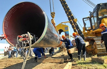 Gazprom đã đặt được 50km đường ống Turkish Stream