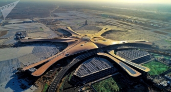 Ngắm nhìn sân bay lớn nhất thế giới ở Trung Quốc