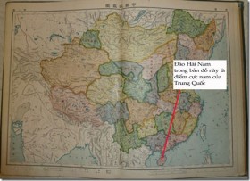 Bản đồ Trung Quốc biến không thành có
