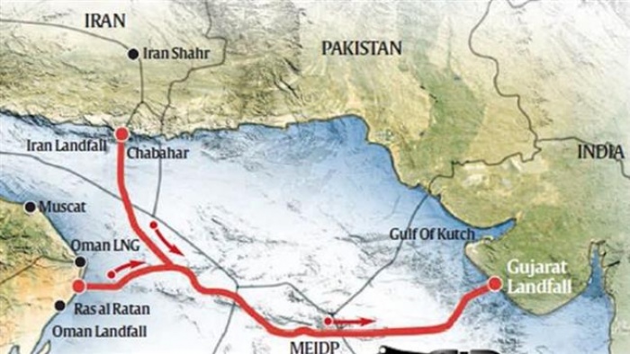 Dự án ống dẫn khí đốt dưới biển nối Iran-Ấn Độ