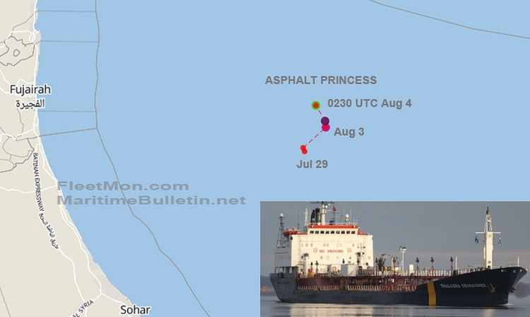 Xảy ra vụ cướp tàu biển ngoài khơi UAE?