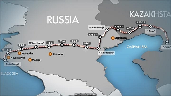Kazakhstan tạm ngừng xuất khẩu dầu sang châu Âu
