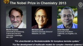 Ba nhà khoa học Mỹ đoạt giải Nobel Hóa học