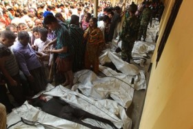 Cháy xưởng may ở Bangladesh, 120 người thiệt mạng