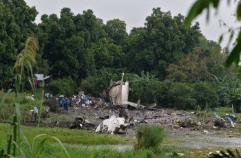Hình ảnh đầu tiên về máy bay Nga rơi ở Nam Sudan
