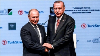 Putin và Erdogan đặt dấu mốc quan trọng cho Dòng chảy Thổ Nhĩ Kỳ