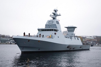 Israel nhận tàu chiến mới trong bối cảnh căng thẳng với Iran