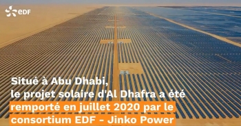EDF xây dựng trang trại điện mặt trời lớn nhất thế giới ở Abu Dhabi