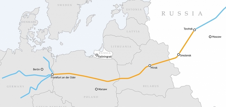 Nga ngừng vận chuyển khí đốt sang châu Âu qua đường ống Yamal-Europe