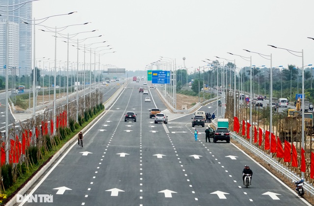 Thông xe nút giao 400 tỷ đồng nối cao tốc Hà Nội - Hải Phòng với Vành đai 3 - 8