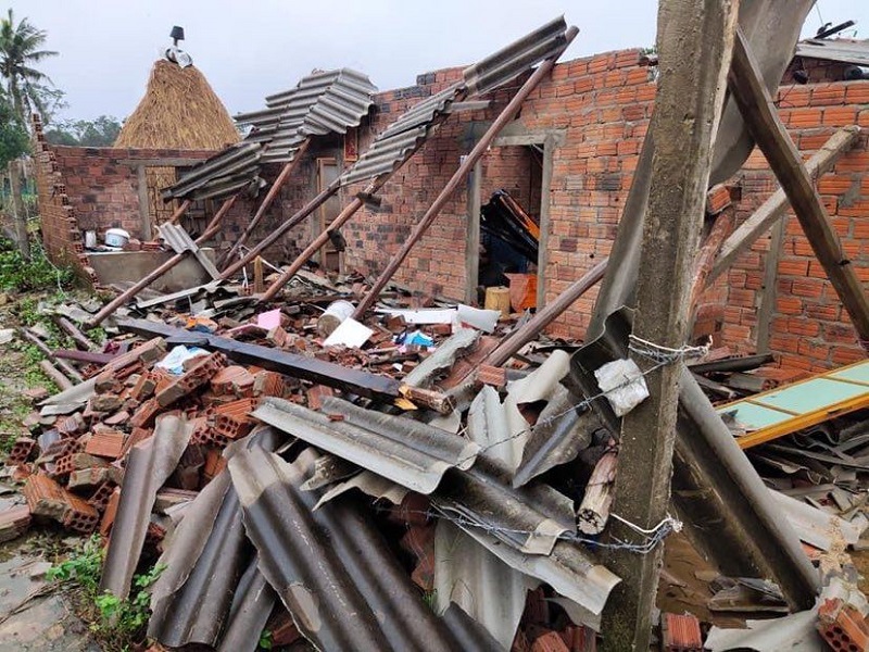 103 hộ dân bị sập nhà do bão lũ được hỗ trợ kinh phí xây dựng nhà ở