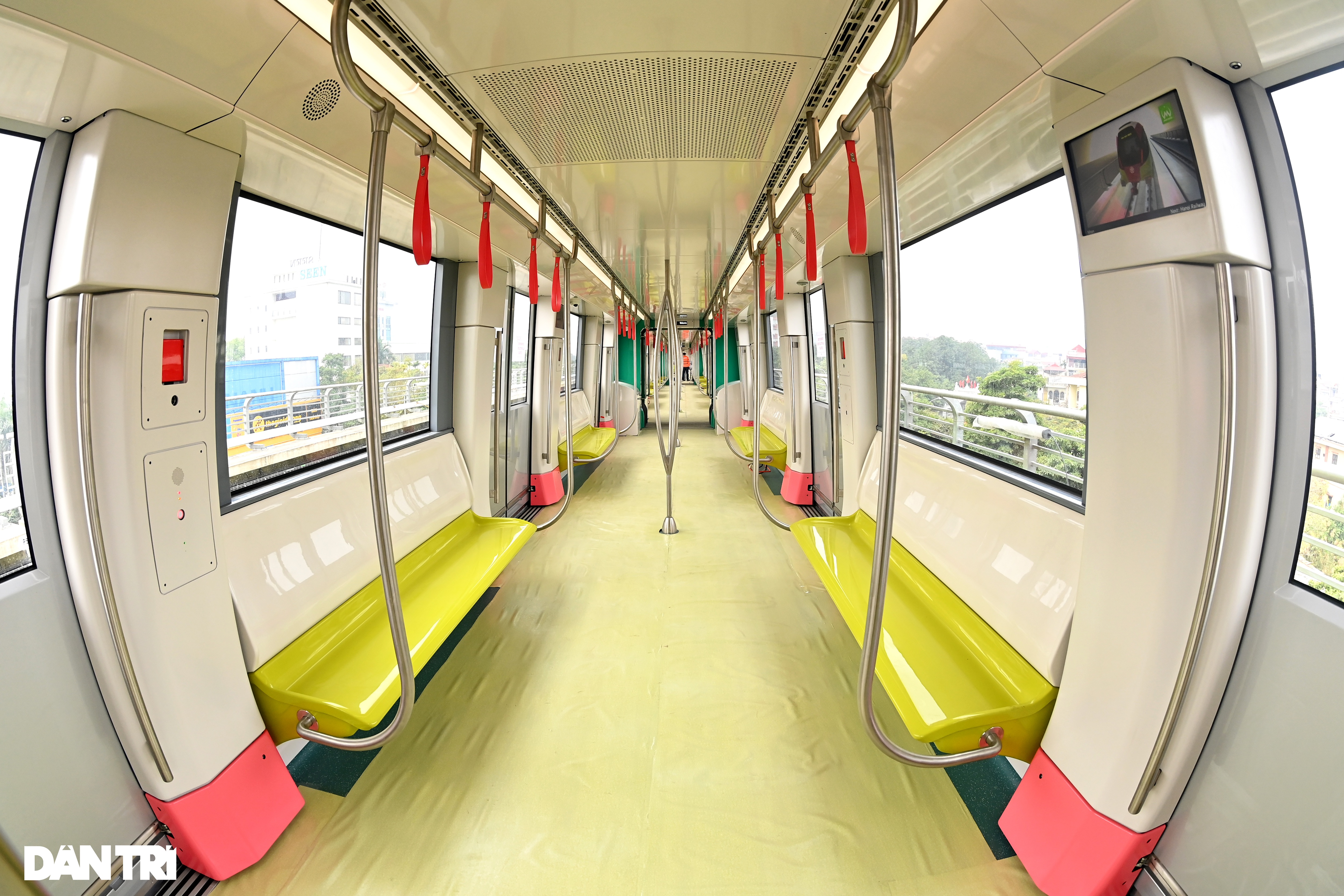 Cận cảnh bên trong đoàn tàu đầu tiên tuyến đường sắt Metro Nhổn - ga Hà Nội - 6