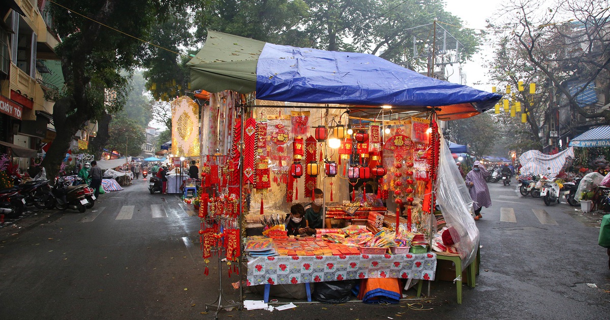 Chợ hoa chợ Tết ở Hà Nội hiu hắt vì dịch Covid-19