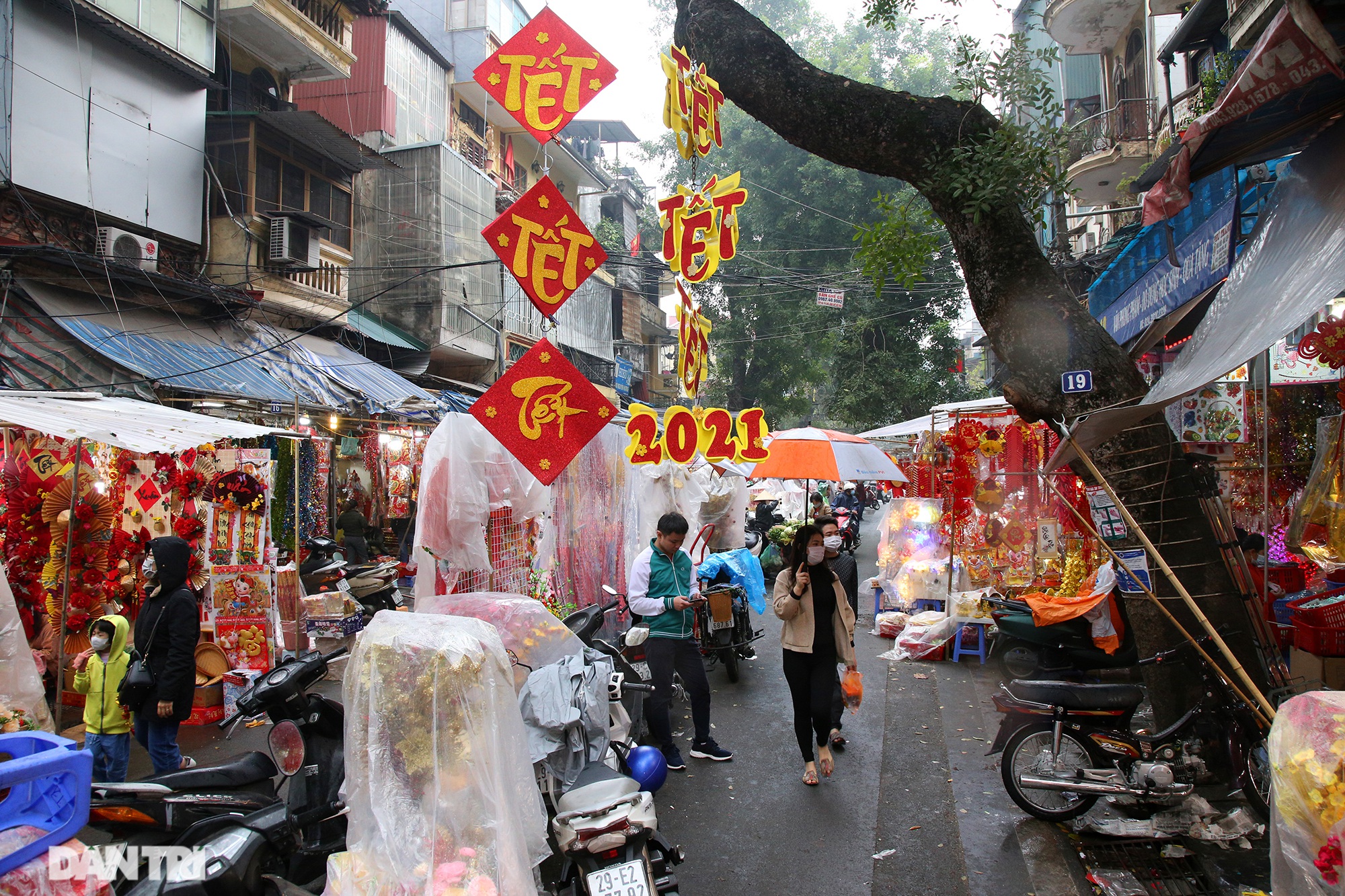 Chợ hoa chợ Tết ở Hà Nội hiu hắt vì dịch Covid-19 - 7