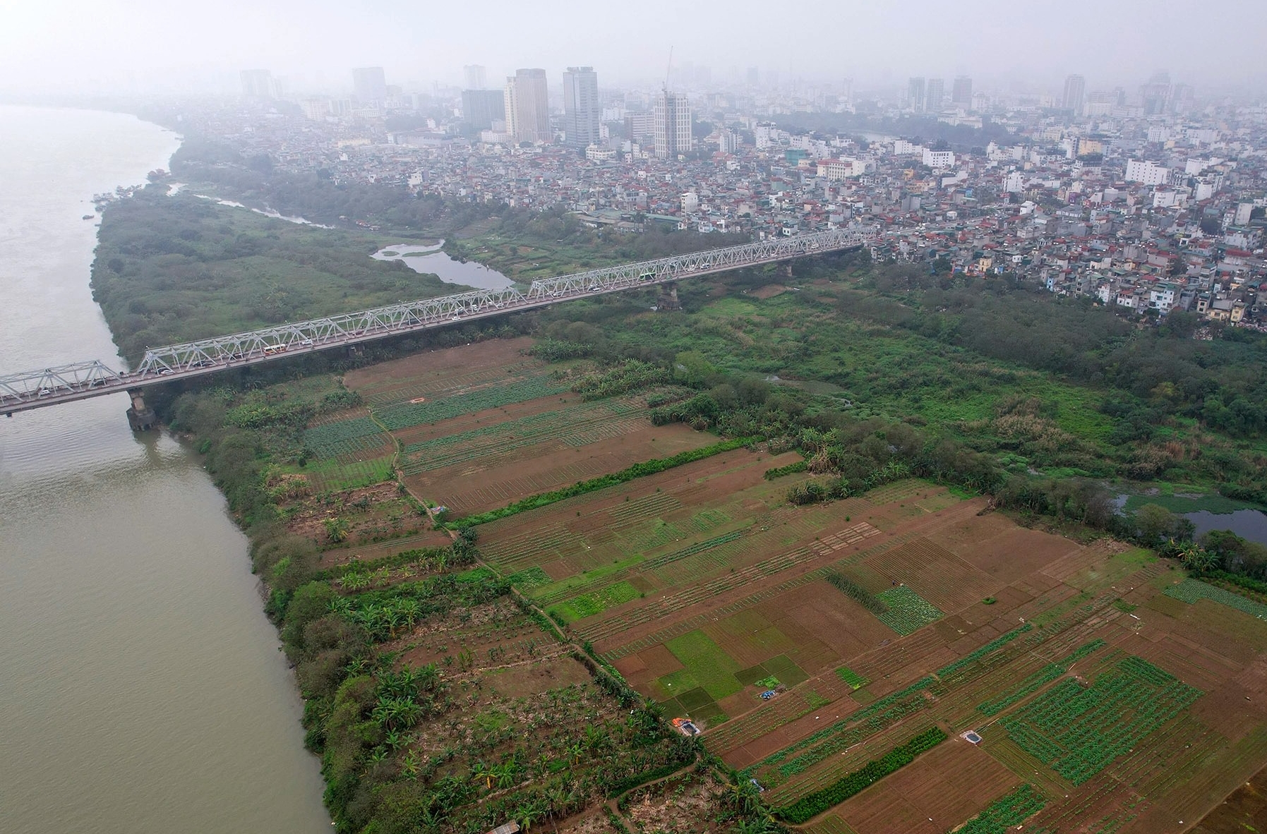 Ngắm vẻ đẹp hoang sơ bãi giữa sông Hồng ở Hà Nội được đề xuất làm công viên