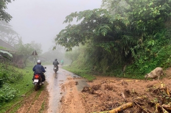 Vùng núi phía Bắc tiếp tục mưa lớn, cảnh báo sạt lở và ngập úng nhiều nơi