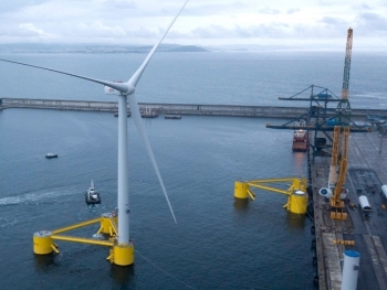 Windplus chuẩn bị hoàn thành dự án trang trại điện gió nổi đầu tiên ở châu Âu